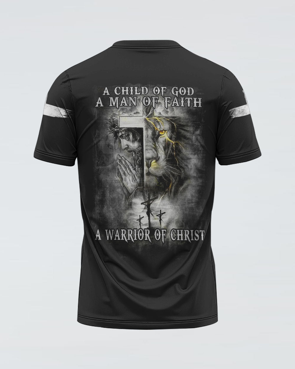 A Child Of God A Man Of Faith Men's Christian Tshirt