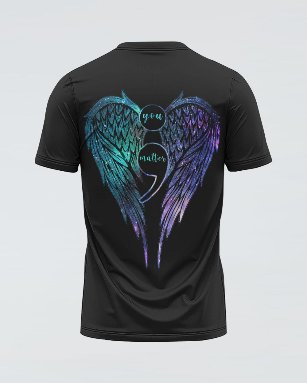 Galaxy You Matter Wings Women's Suicide Prevention Awareness Tshirt