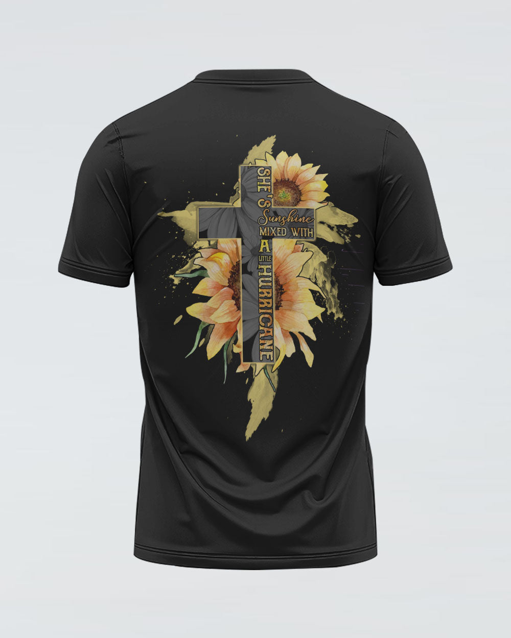 She's Sunshine Mixed With A Little Hurricane Women's Christian Tshirt