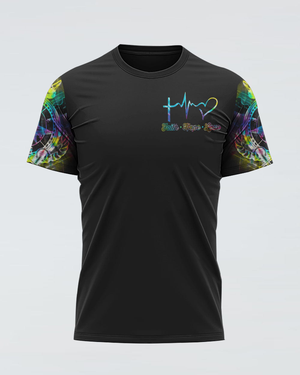 Hope Is The Anchor Of My Soul Colorful Tie Dye Women's Christian Tshirt