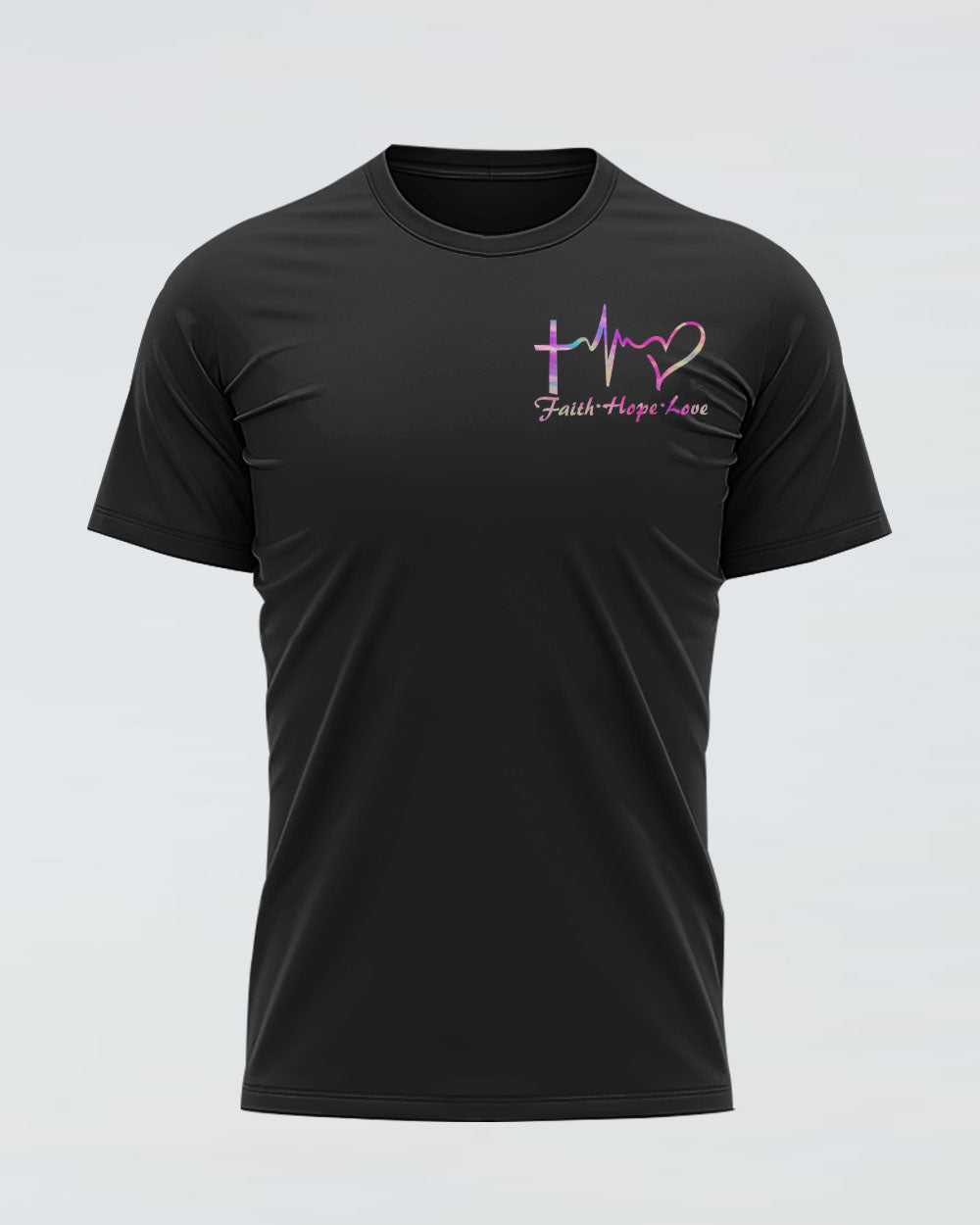 My Mind Still Talks To You Butterfly Cross Flag Women's Christian Tshirt