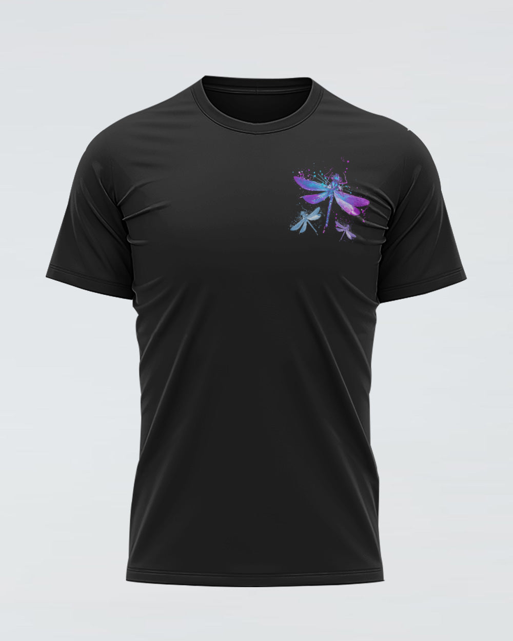May There Be An Angel By Your Side Dragonfly Watercolor Women's Christian Tshirt