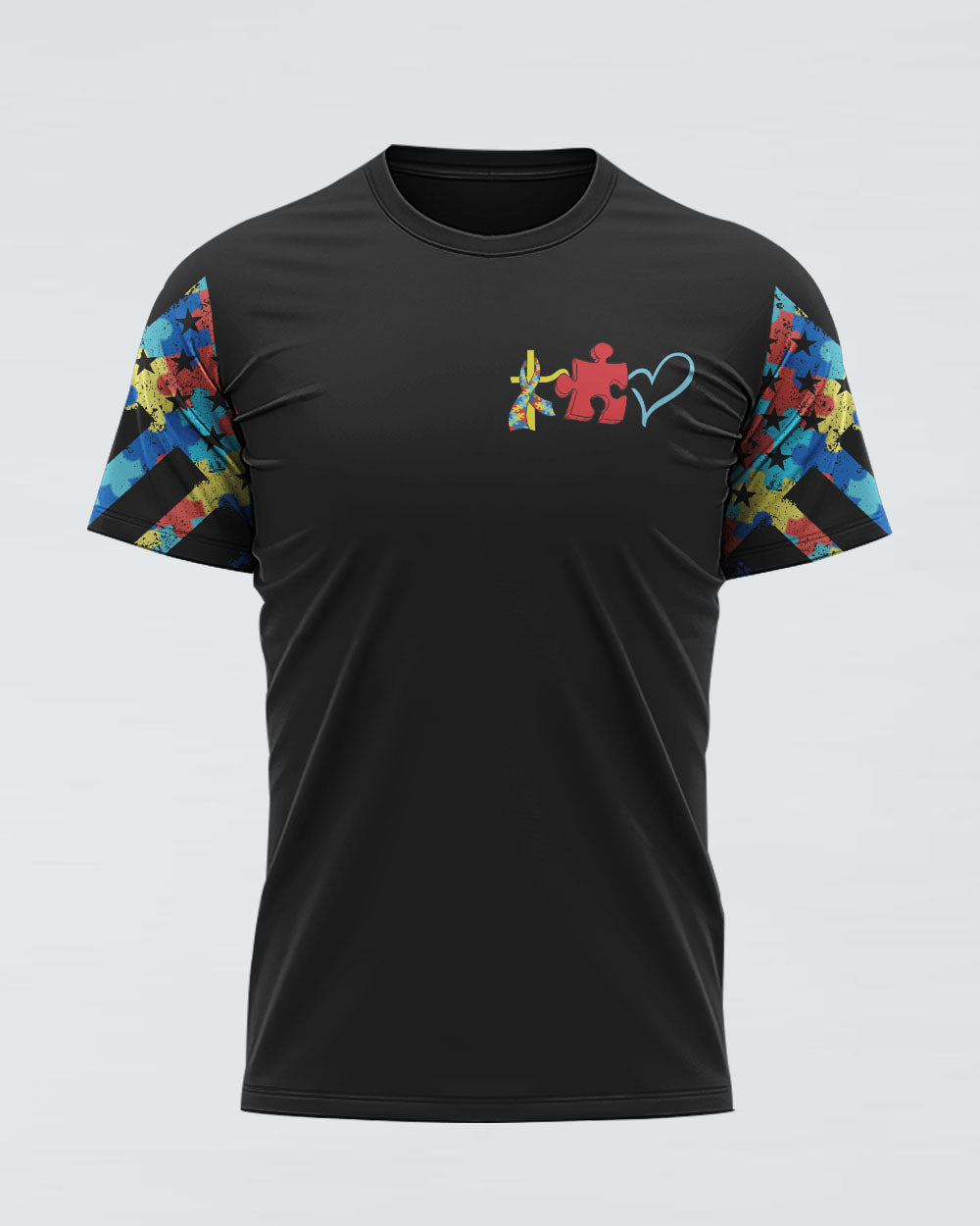 Different Is Beautiful Colorful Smoke Women's Autism Awareness Tshirt
