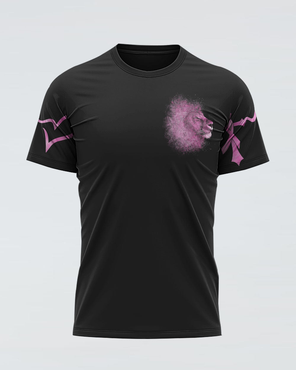 Fight Like Lion Women's Breast Cancer Awareness Tshirt