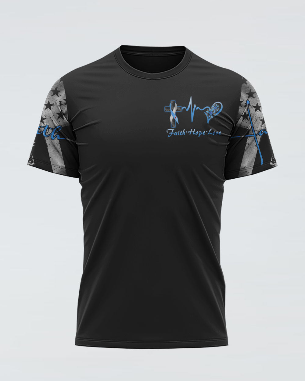 Wings Cross Sunflower Ribbon Women's Diabetes Awareness Tshirt
