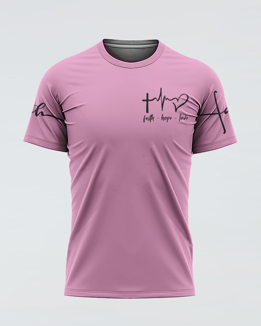 I Am A Simple Woman Pink Flag Women's Christian Tshirt