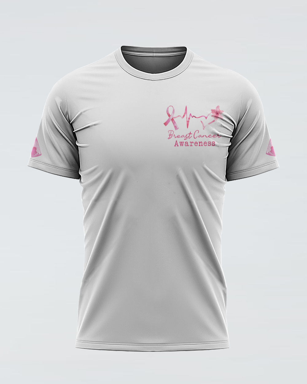 Faith Hope Love Pink Lily Women's Breast Cancer Awareness Tshirt