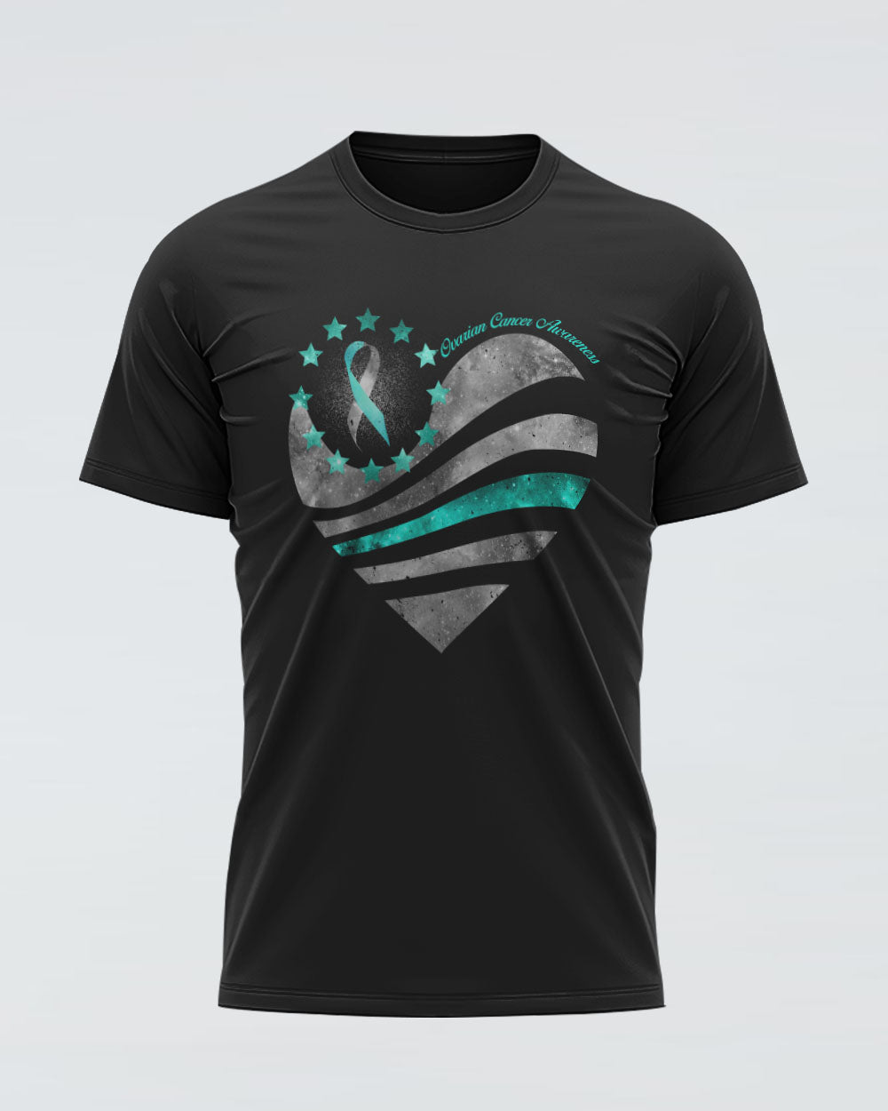 Sunflower Flag Women's Ovarian Cancer Awareness Tshirt