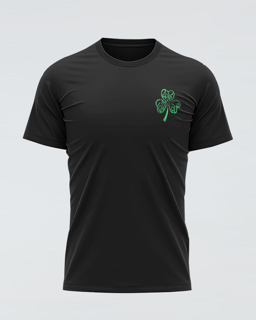 Irish By Blood American By Birth Wings Flag Men's Christian Tshirt