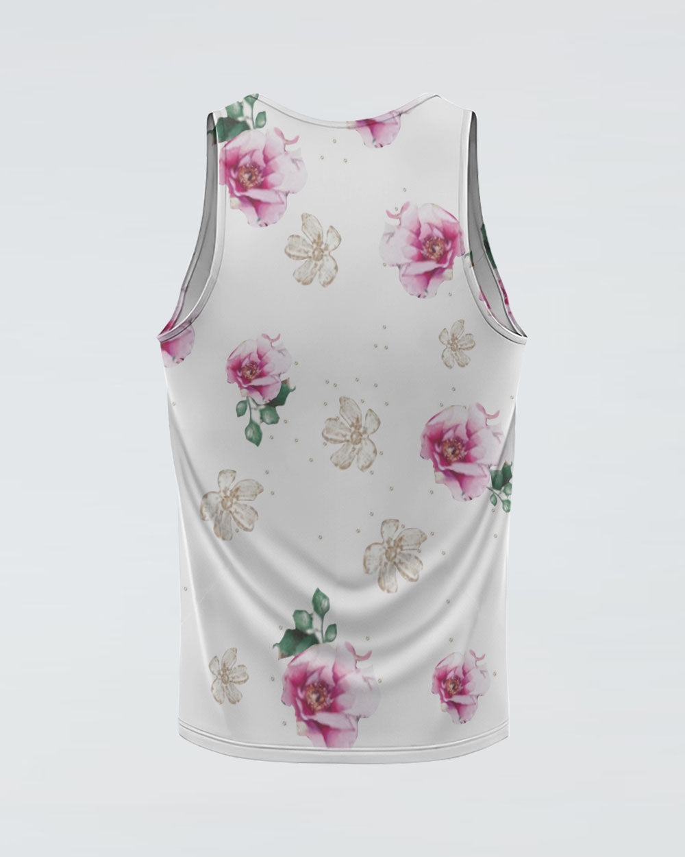 Butterfly Floral Ribbon Women's Breast Cancer Awareness Tanks