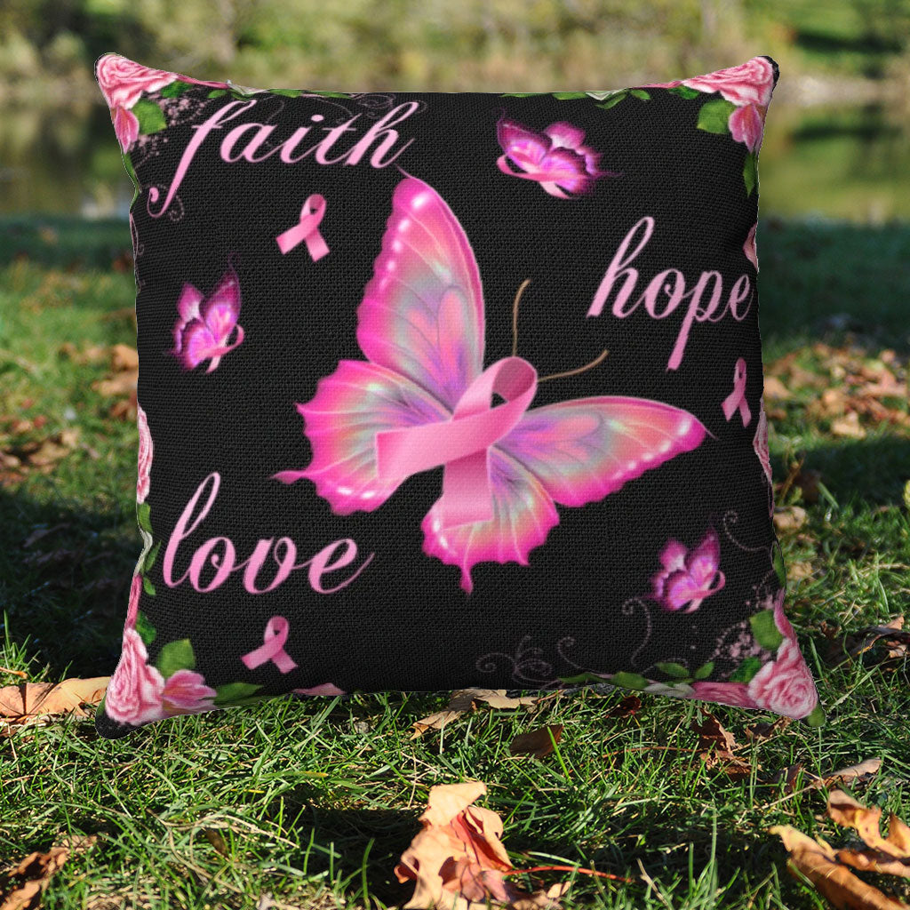 Breast Cancer Awareness Butterfly Fhl Pillow - Latg0812204