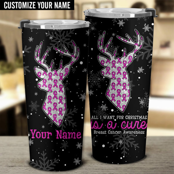 Breast Cancer Awareness  Personalized All I Want Tumbler - Tlno1309215ki